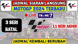 Jadwal MotoGP 2024 Terbaru  Kalender Motogp 2024 terbaru  Jadwal MotoGP 2024 terbaru Live Trans7 [upl. by Anrak]