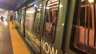 Metromover At Bayfront Park Station [upl. by Nnylirej]