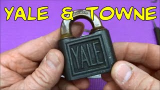 445 Antique Yale amp Towne Padlock Picked Open [upl. by Fania883]