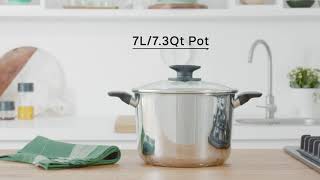 Tupperware  Universal Cookware 73QT7L Stockpot [upl. by Letnoj]