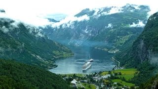 Geirangerfjord Geiranger und Hellesylt  Kreuzfahrt zum Nordkap 3  Nordland Kreuzfahrt [upl. by Utley]