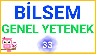 Bilsem Sınavı 2023  Genel Yetenek Soruları  Zor Sorular  1 2 ve 3 Sınıf  33 [upl. by Eenoj]