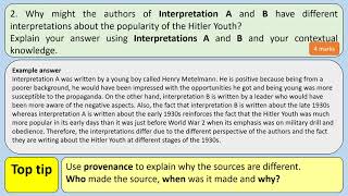 AQA GCSE History Germany 18901945  A guide to the exam and exam walk through [upl. by Fleeman]