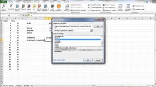 Measures of Dispersion for Excel 2010 [upl. by Plato249]