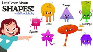 Fun Shapes for Kids Learn with Colors and Examples [upl. by Noiemad]