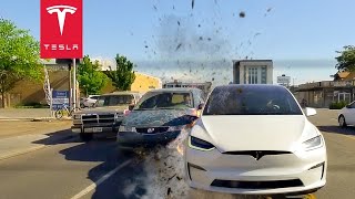 WORLDS WORST TESLA DRIVERS  WHAM BAAM TESLACAM [upl. by Ruhtracam]