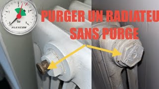 Comment Purger un radiateur sans purgeur 🤔😉 [upl. by Isayg]