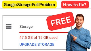 How to fix google storage full problem 100 Free Method [upl. by Shepherd]