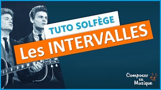 Apprendre le solfège  Les Intervalles [upl. by Aynwad]