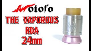 VAPE  Wotofo  THE VAPOROUS RDA レビュー [upl. by Akiehsat763]