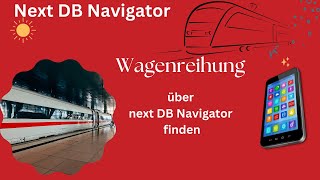 Wagenreihung ICE über Bahn App finden [upl. by Taite159]