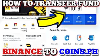 How To Transfer Fund From Binance To CoinsPhUpdated [upl. by Fradin]