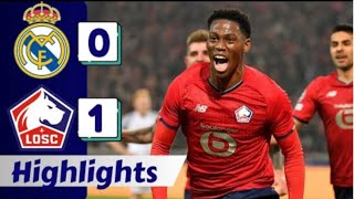 Losc Lille vs Real Madrid 10  All Goals and Extended Highlights Full Match [upl. by Latouche]