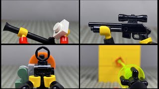 Lego first person stop motion weapons tests  part 3 [upl. by Adnauqahs701]