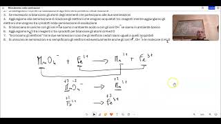 Bilanciamento di una reazione redox con il metodo delle semireazioni in ambiente acido [upl. by Acim]