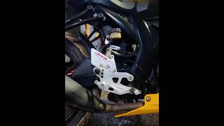 Gsxr 150 Modification ৷ RCB Footrest RCB installing modify reels sjsowkat rcb modify GSXR [upl. by Annhej657]