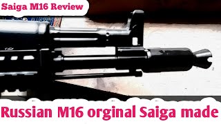 Saiga 223 Bore Rifle ReviewRussia Saiga M16556mm Rifle [upl. by Akinod]