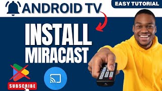 How to Install Miracast on Android TV in 2024 Without Google Play [upl. by Htyderem89]