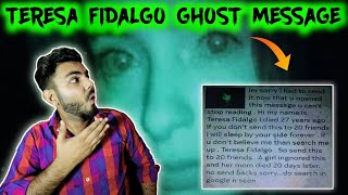 Real Truth of Teresa Fidalgo Ghost 😨 [upl. by Talie]