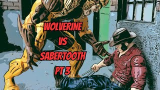 Marvel Legends 50th Anniversary Wolverine VS Sabertooth Stop Motion Battle Pt3 [upl. by Paley]