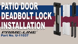 PrimeLine U11037 High Security Patio Door Deadbolt Lock [upl. by Vallery510]