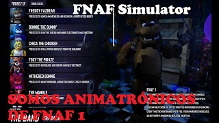 FNAF Simulator  ¡Animatrónicos en primera persona y Foxy explotando [upl. by Adler]