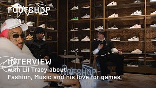 Shopping and Interview with Lil Tracy in Footshop [upl. by Gottwald]