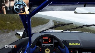 Subaru Impreza WRC 2001 Dirt 4 Logitech g29  shifter gameplay [upl. by Kati805]