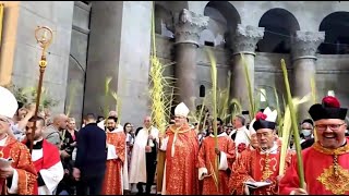 Processione  Domenica delle Palme  Gerusalemme [upl. by Hgielak622]