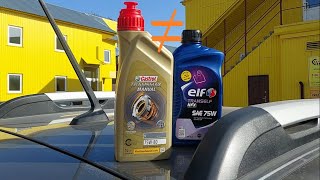 Отказался от Elf 75w в МКПП и залил Castrol Transmax Manual V 75W80 дастер ДастерПро castrol [upl. by Etz]