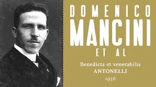 Domenico Mancini in quartet  Benedicta et venerabilis Antonelli  1936 [upl. by Scotty]