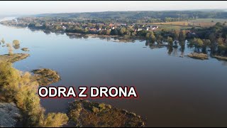 Odra zaczyna wylewać Odra z drona Połęcko Łomy Powódź 22092024 [upl. by Eydnarb49]