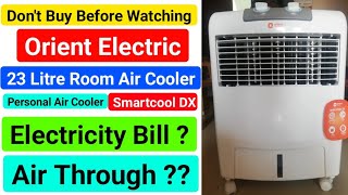 orient electric 23 l room personal air cooler grey smartcool dx with powerful cooling [upl. by Travis]