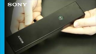 How to change the battery on the 2010 amp 2011 Bravia television remote [upl. by Barra224]