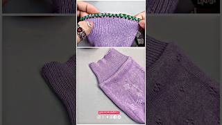 The sleeves of the sweater are too long Cut them off like this Part 49 [upl. by Eentroc]