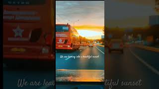 We are leaving into a beautiful sunset travel love country trending music foryou shorts fyp [upl. by Fritzie98]