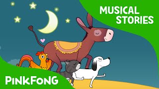 The Bremen Town Musicians  Fairy Tales  Musical  PINKFONG Story Time for Children [upl. by Magavern24]