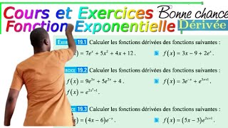 Fonction exponentielle Neperienne Dérivée Comment procéder [upl. by Aticilef]