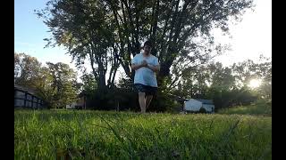 PART 2 VIDEO REPUBLISHED TONIGHT PT 2 EJ BEING SILLY RUNING AROUND AND FALLING CRAZY PICKING STICKS [upl. by Eelyrag]