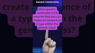 Using the new Generic Constraint in C [upl. by Initsed]