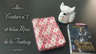 5 Couture n°1 Pochette livre de poche et bilan intermédiaire Mois de la Fantasy [upl. by Anatnahs]