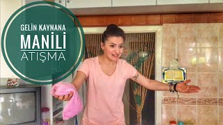 GELİN KAYNANA MANİLİ ATIŞMA [upl. by Hulburt]