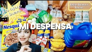 Mi Despensa Quincenal en el Banco de Alimentos con 350MXMe inscribí a la leche liconsahabrá Becas✅ [upl. by Nitsua]