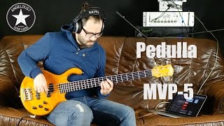 Pedulla MVP 5 Bass  fbcomangeldustguitars Review Test [upl. by Jamnes]