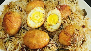 Hyderabadi Egg Dum Biryani  ఇలాచేస్తే రెస్టారెంట్ కంటే మించిన రుచి😋👌  Egg Dum Biryani In Telugu [upl. by Sivrat567]