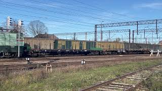 Szczecinek Odjazd ET22173ET42007 z mieszanką Szczecinek  Poznań Franowo PFA [upl. by Noyek]