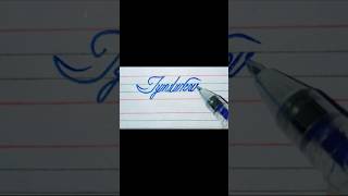 Tyndareus write ✍️ in beautiful cursive style handwriting cursivecalligraphy [upl. by Sylas789]