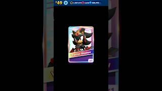 Unlocking Warrior Shadow 🗡🛡  Sonic Dash shorts [upl. by Quartet]