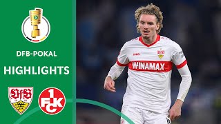 Führich redeems Stuttgart  VfB Stuttgart vs 1 FC Kaiserslautern 21  Highlights  DFBPokal [upl. by Laeria]