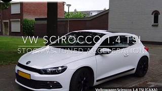 150HP VOLKSWAGEN SCIROCCO 14 TSI CAXA STOCK VS STAGE 1 TUNED ACCELERATION  BERKPerformance [upl. by Ylro]